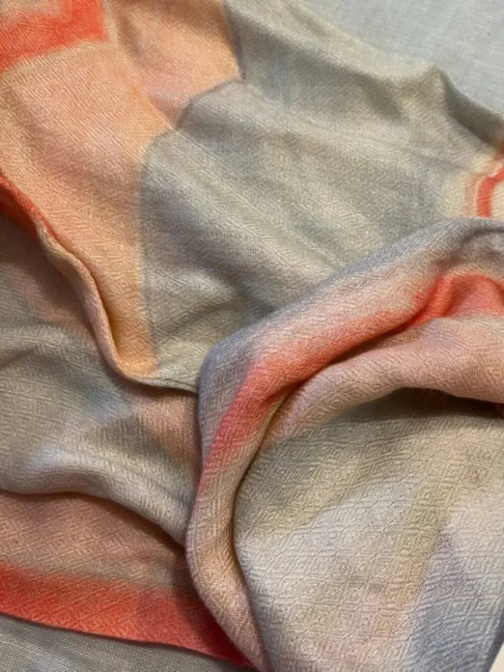 NWT Blank London Anthropologie pink striped Dawn to Dusk infinity scarf